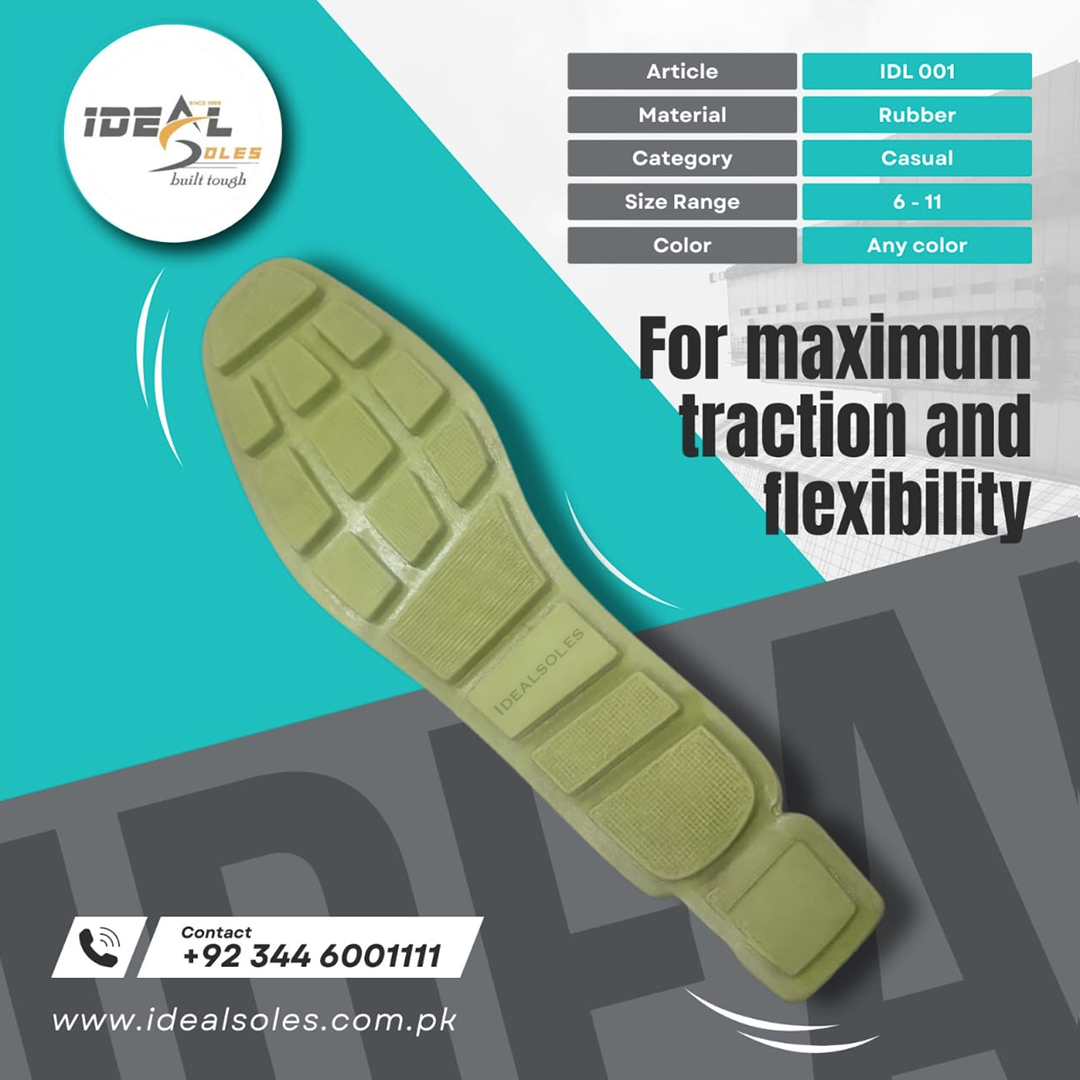 Rubber casual sole/ideal soles