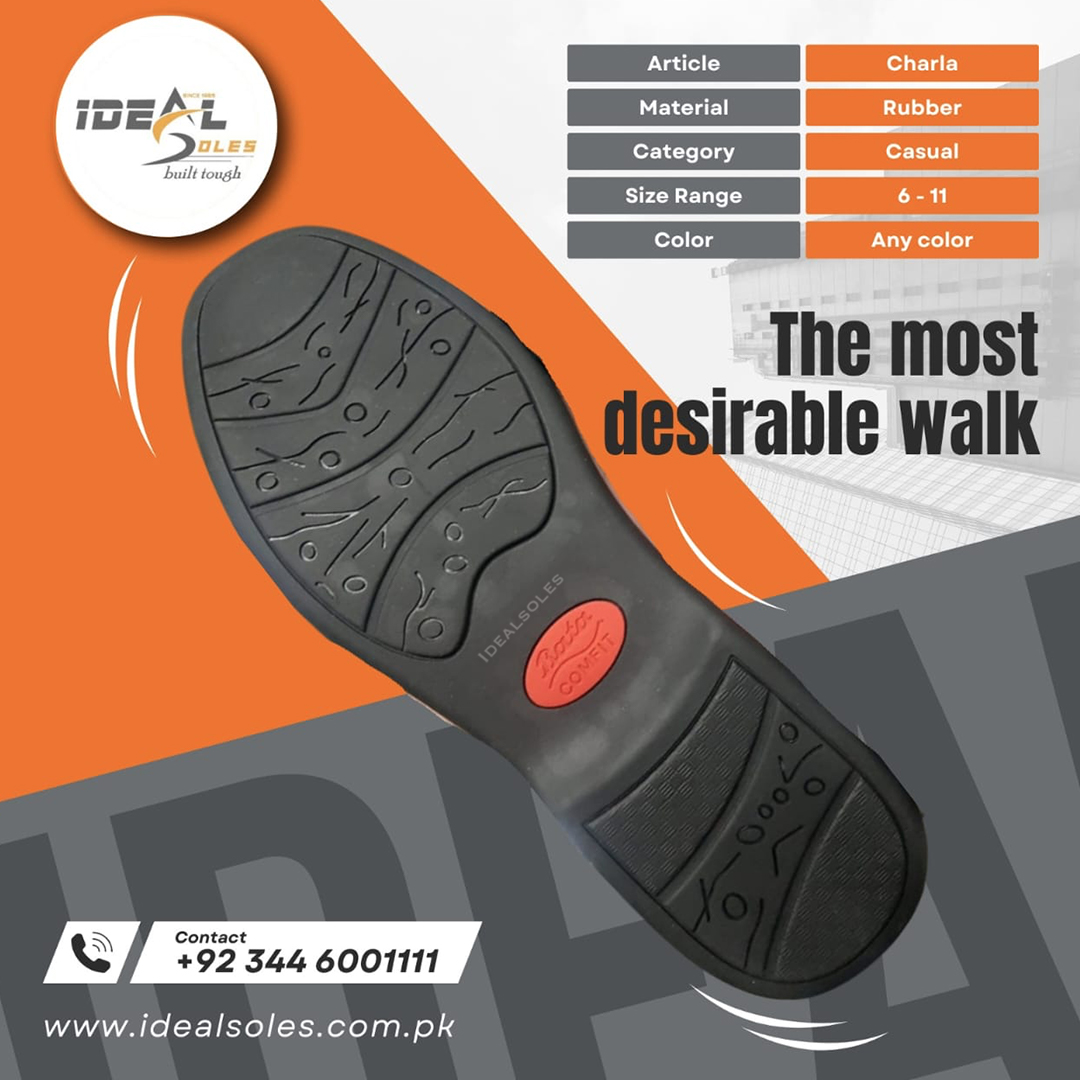 Rubber casual sole/ideal soles