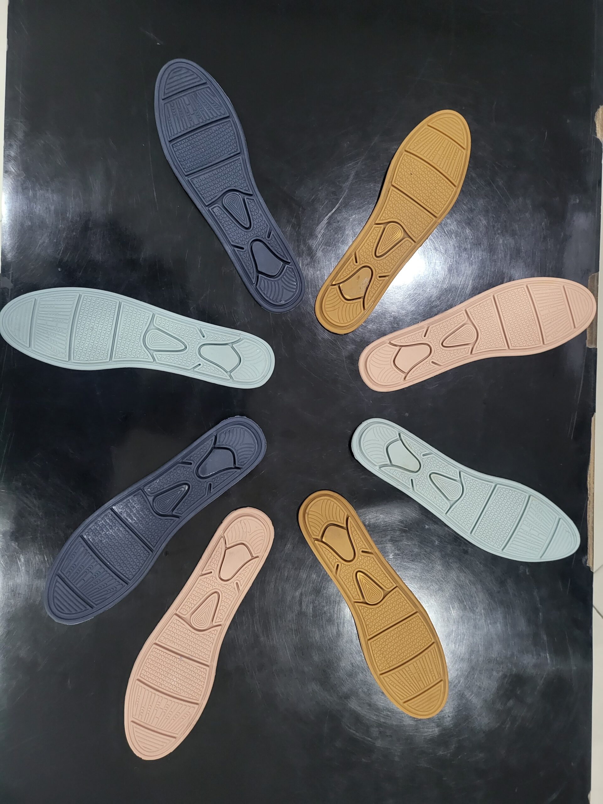 Rubber/Eva/Phylon soles/ ideal soles