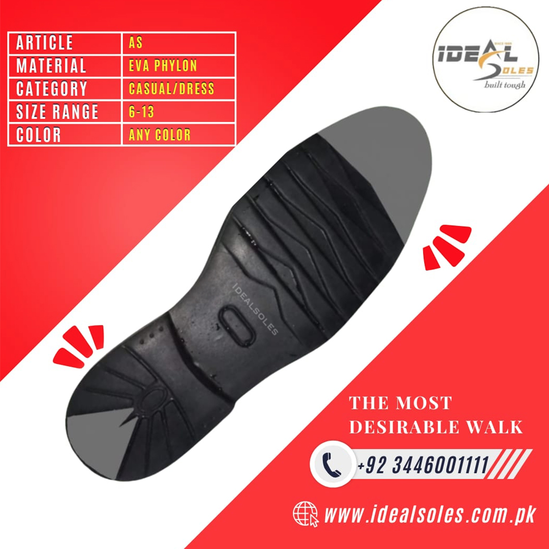 Rubber dress sole/ideal soles