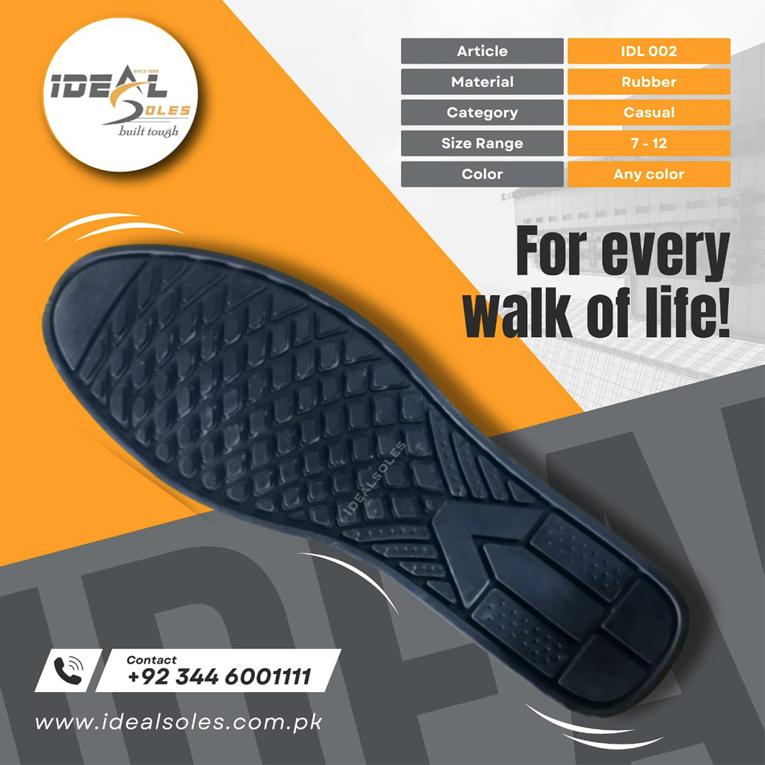 Rubber casual sole/ideal soles
