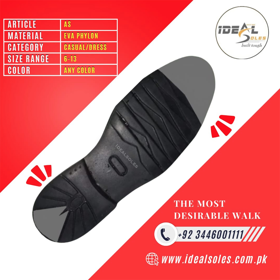 Rubber casual sole/ideal soles