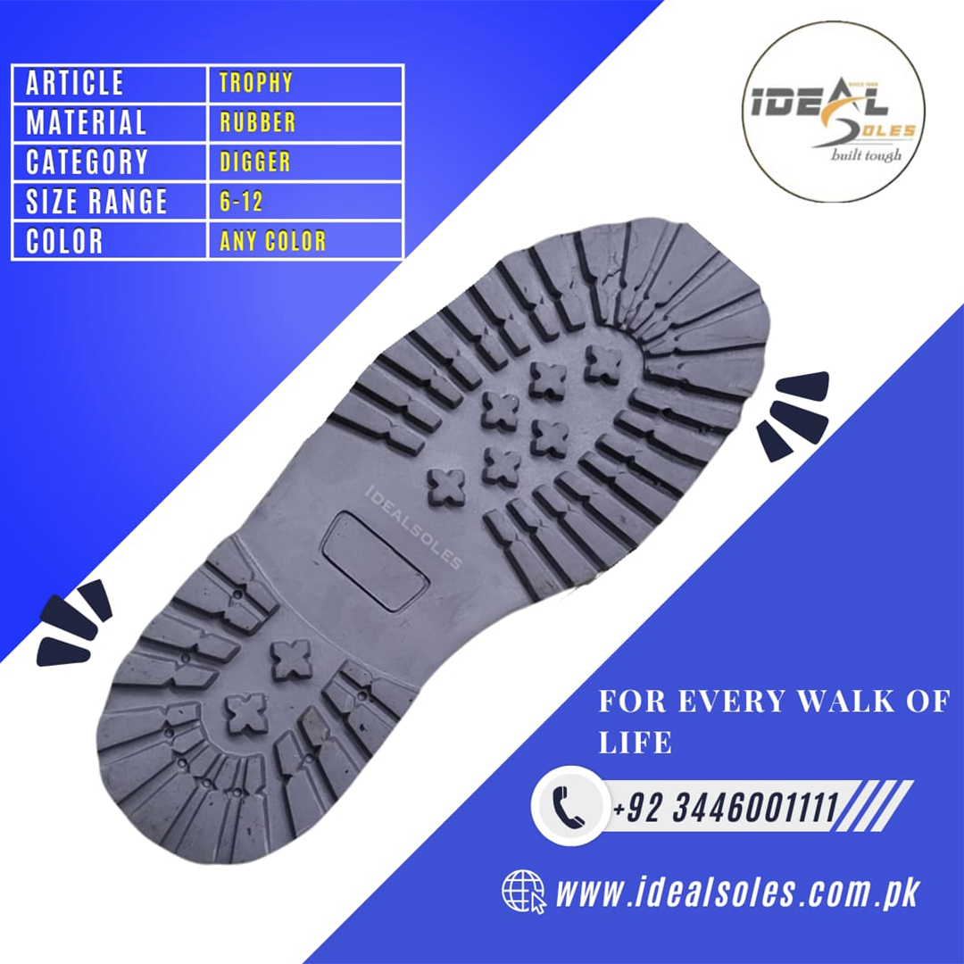 Rubber safety/digger sole/ideal soles