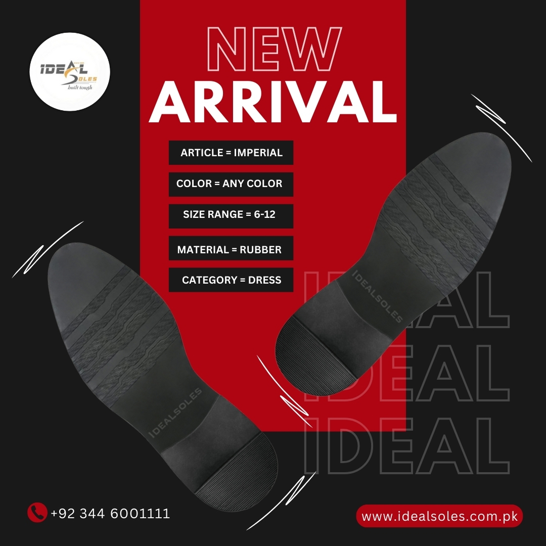 Rubber dress sole/ideal soles