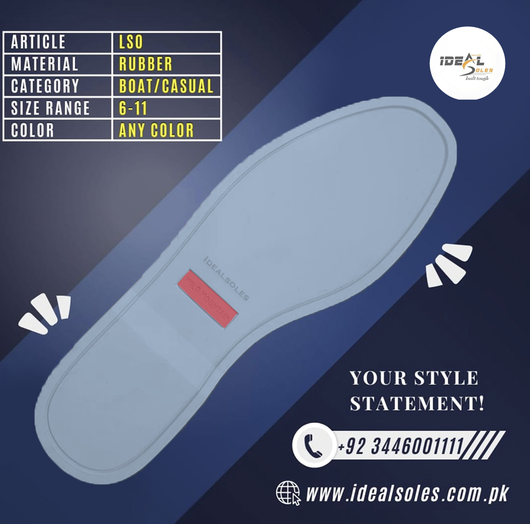 Rubber casual sole/ideal soles