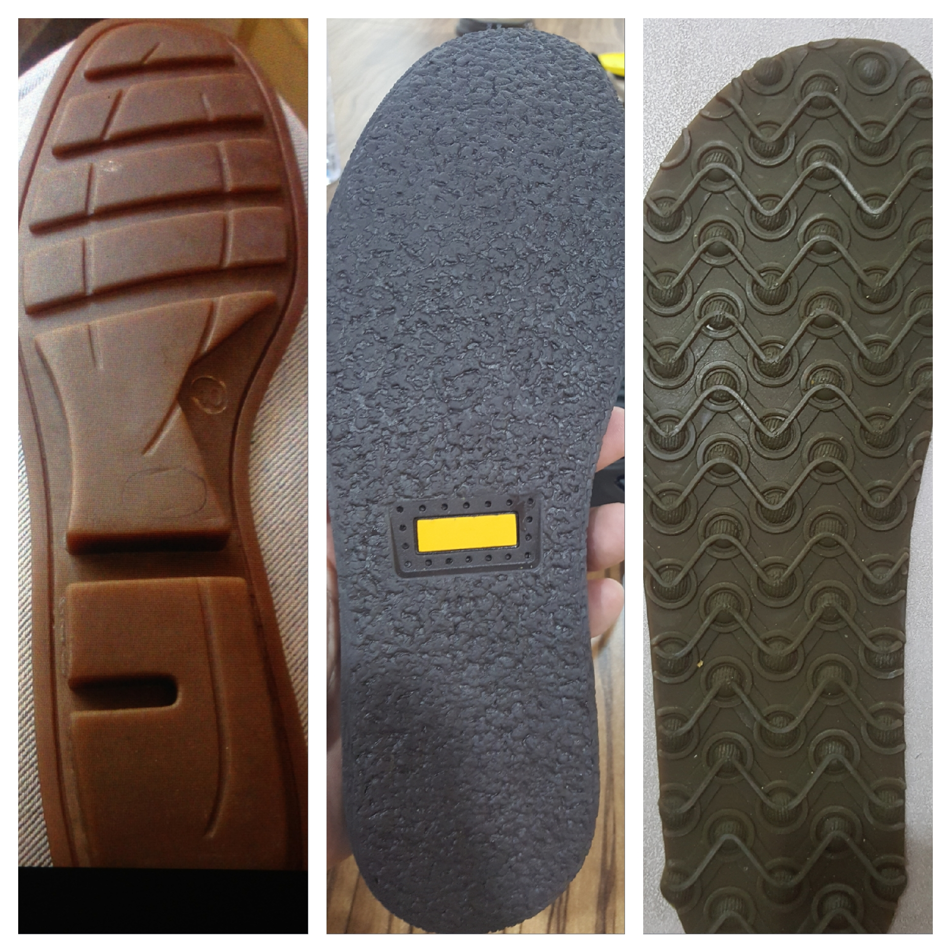 Ideal soles/2 color Rubber soles