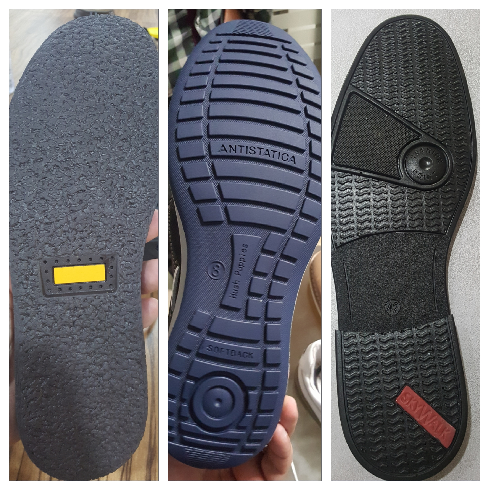 Ideal soles/2 color Rubber soles