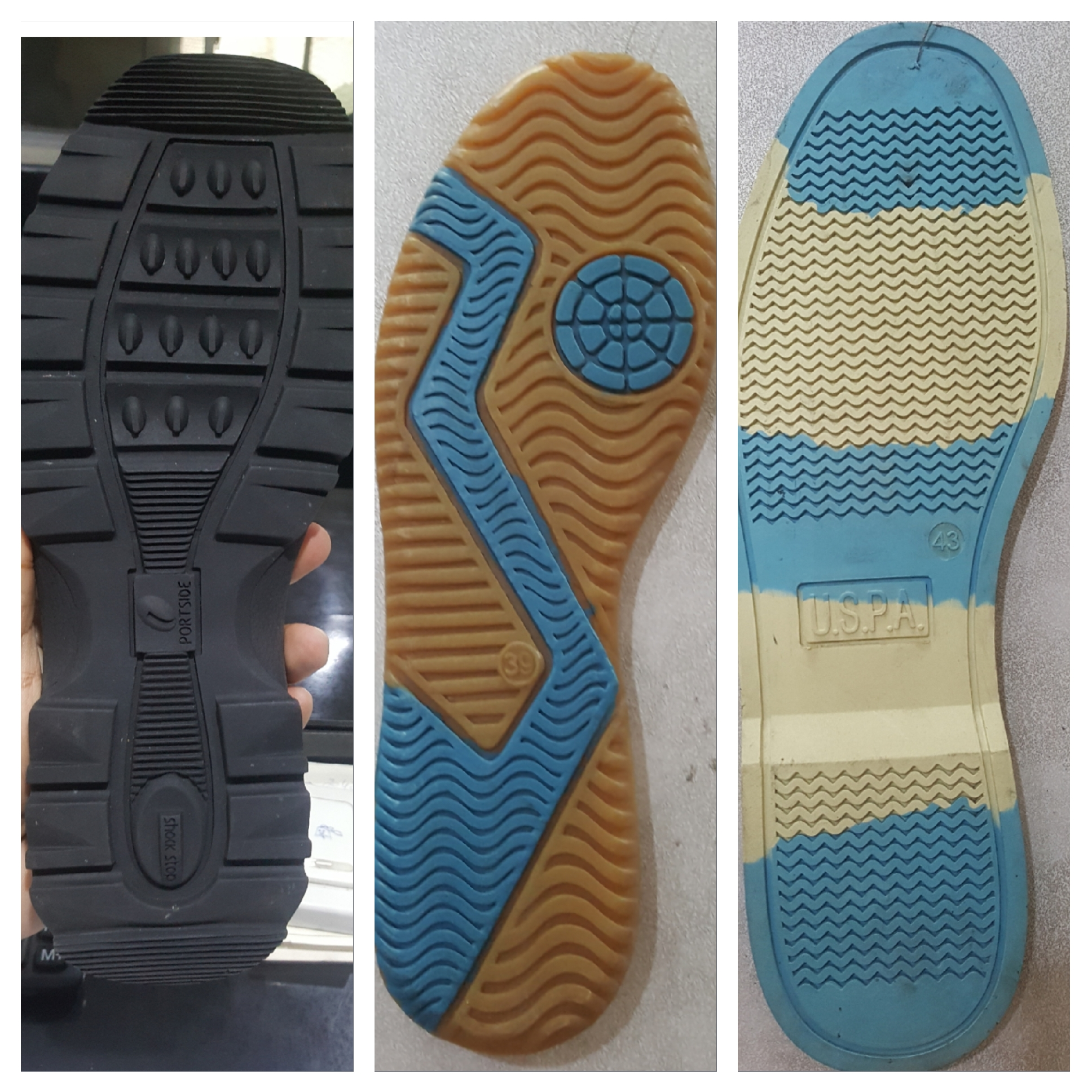Ideal Soles/multi color rubber soles