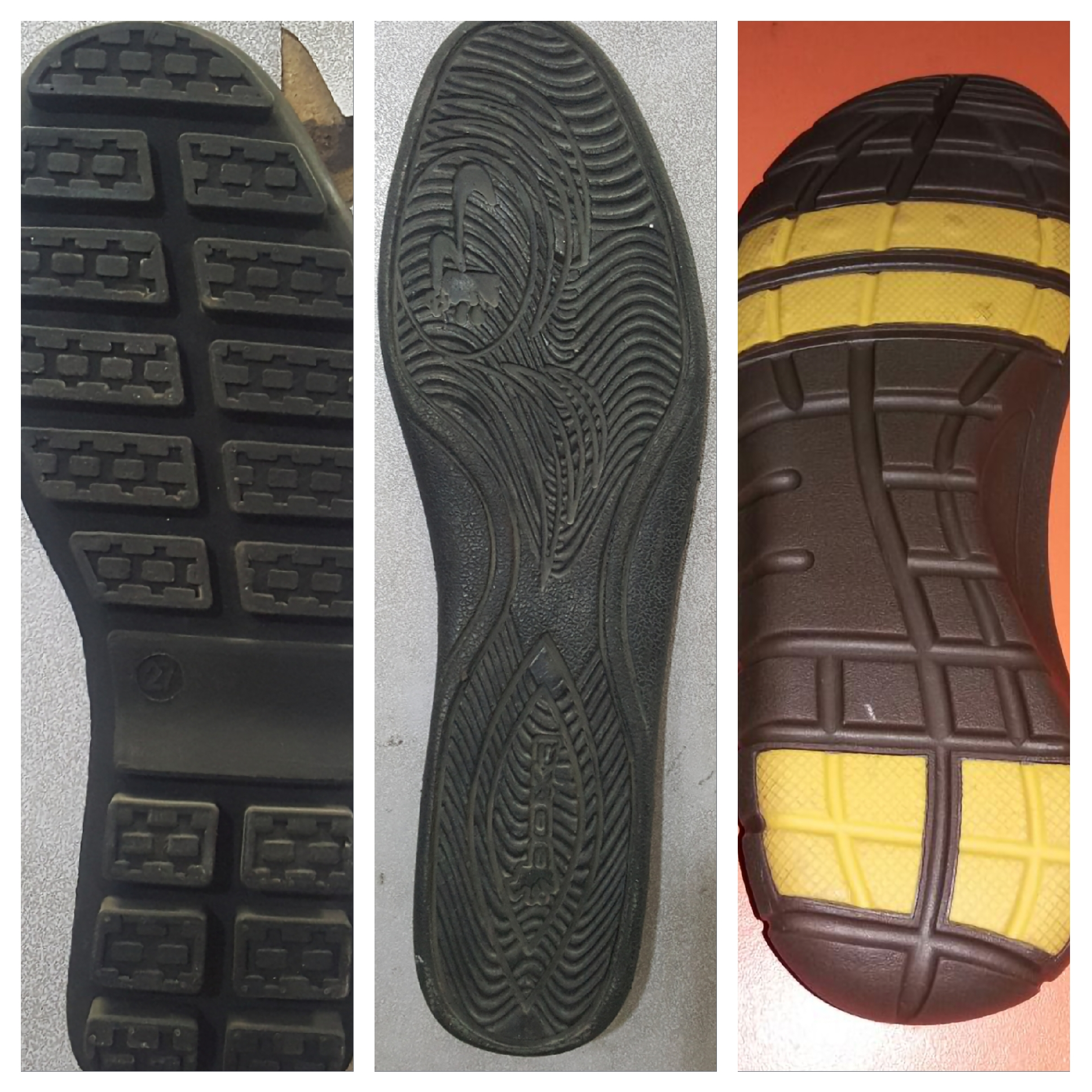Ideal Soles/multi color rubber soles