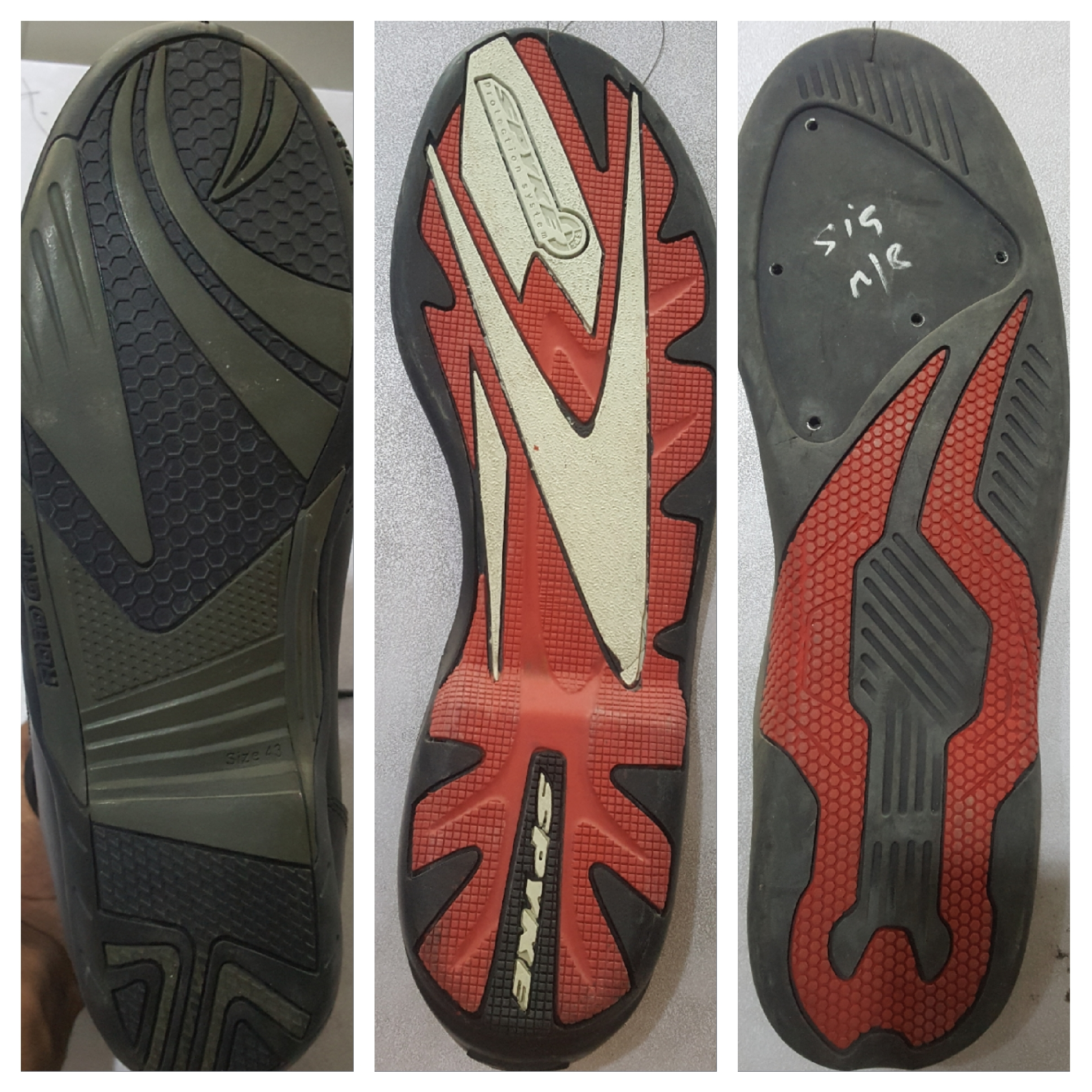 Ideal Soles/3 color rubber sole