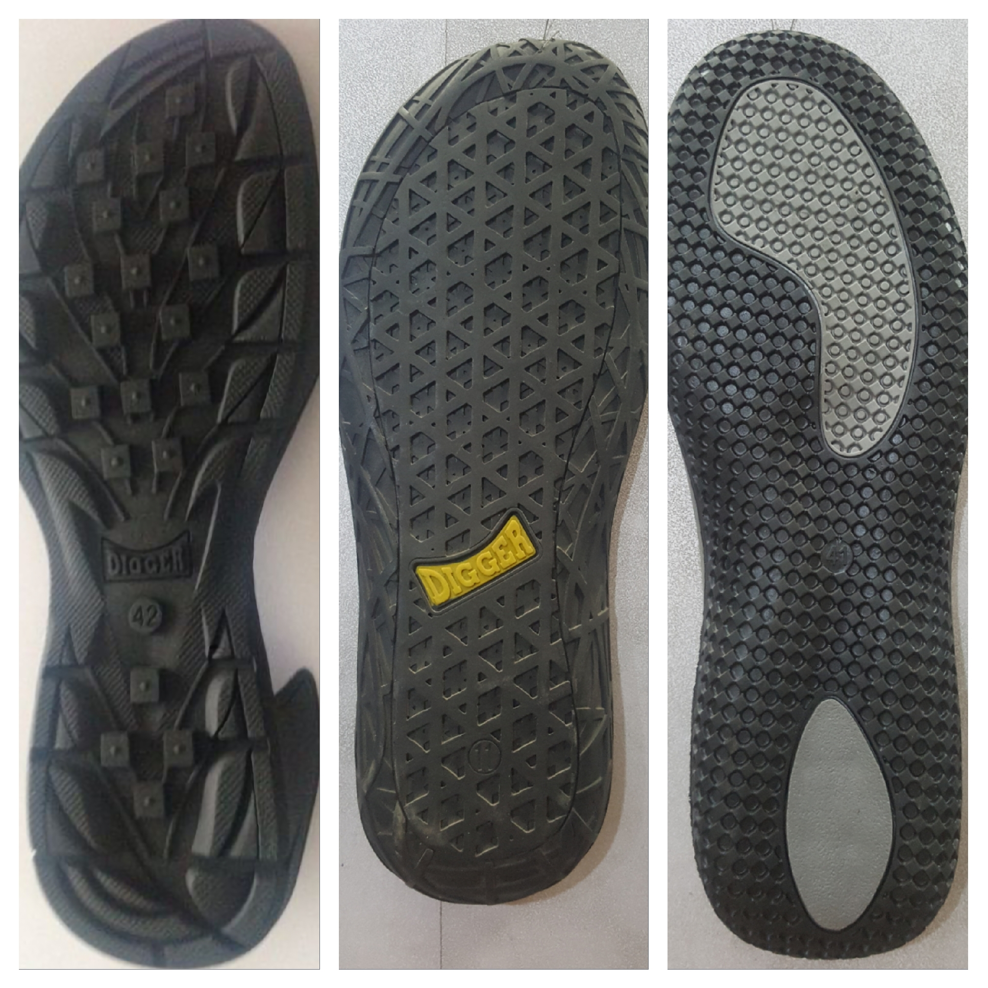 Ideal Soles/3 color rubber sole