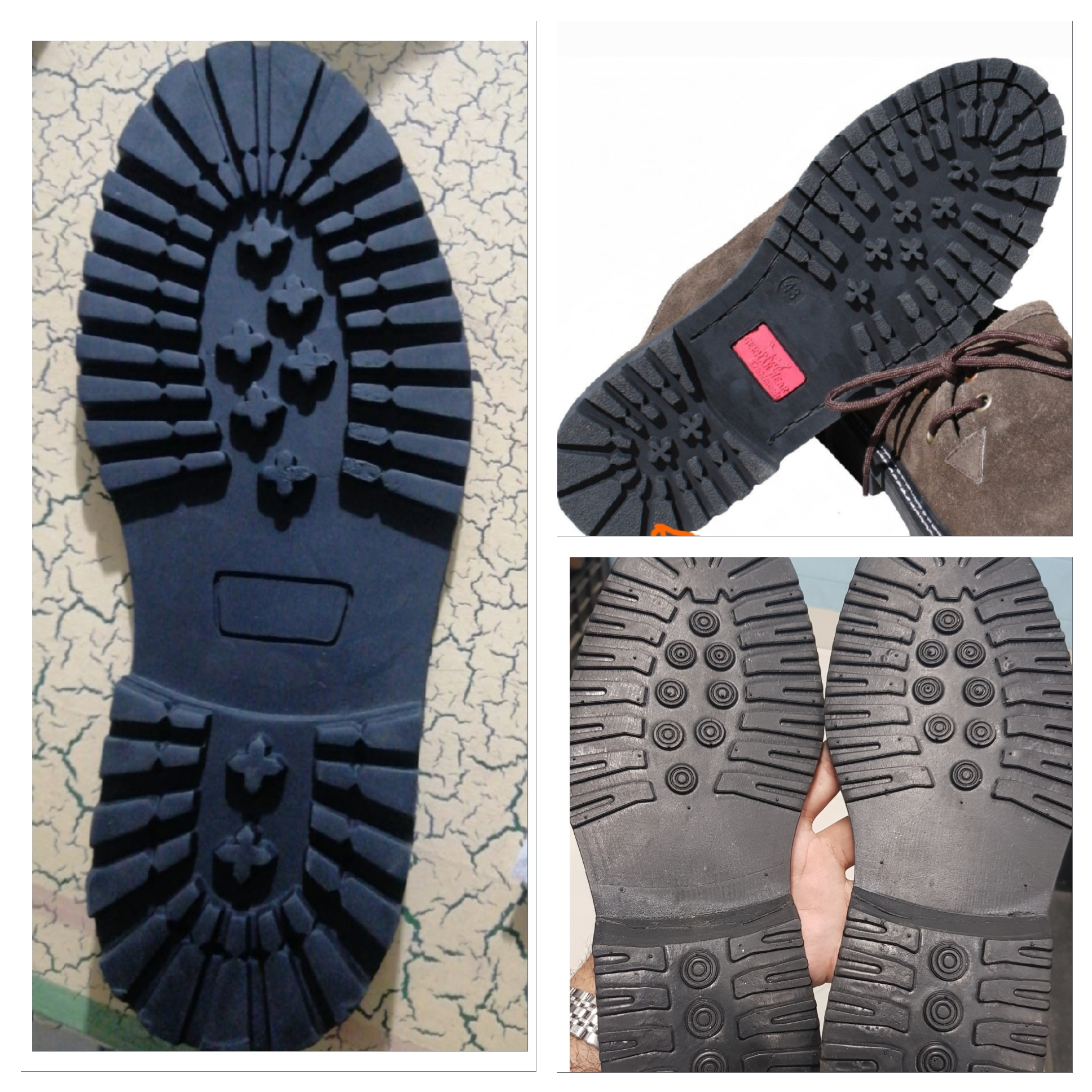 Rubber/Eva soles/ ideal soles