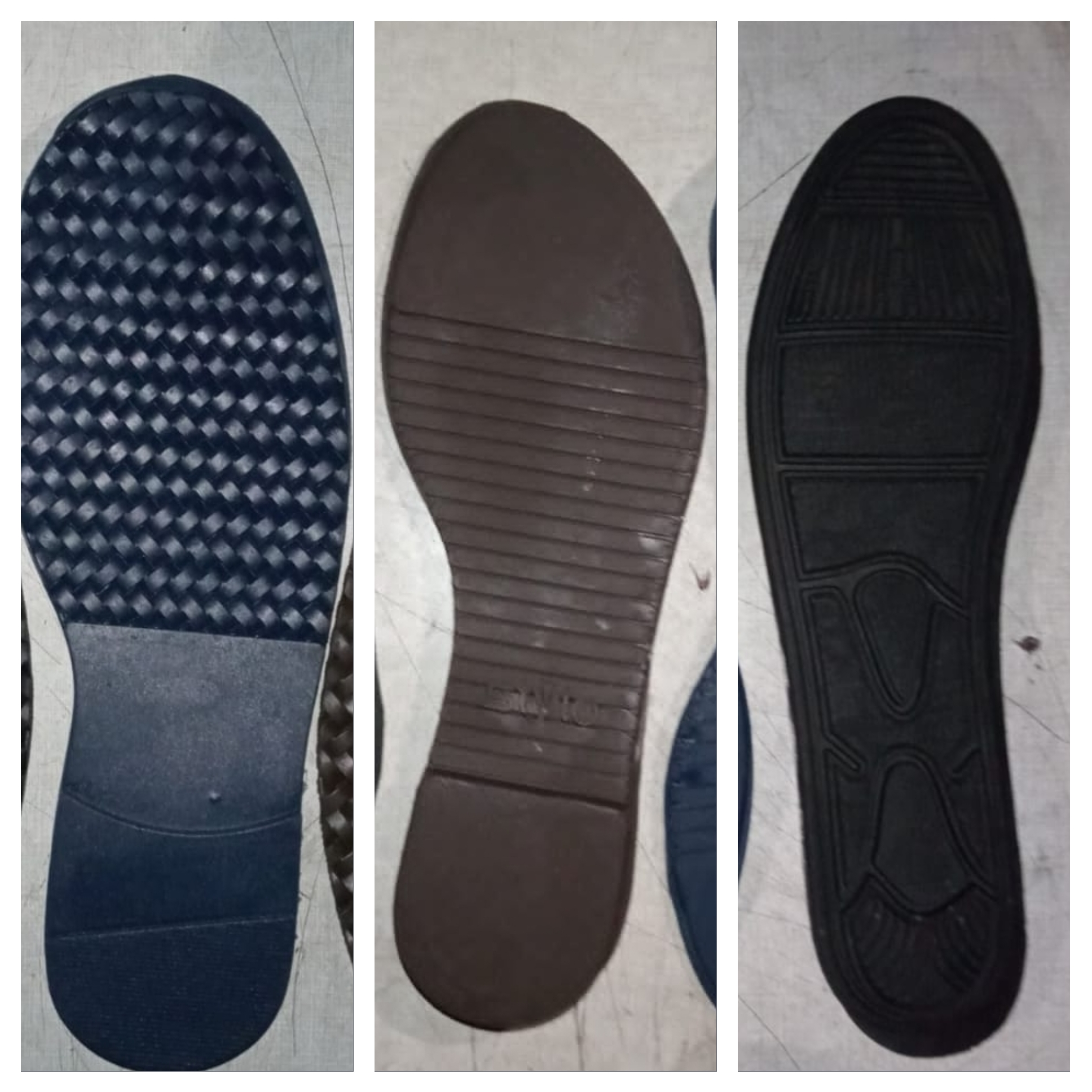 Rubber/Eva/Phylon soles/ ideal soles