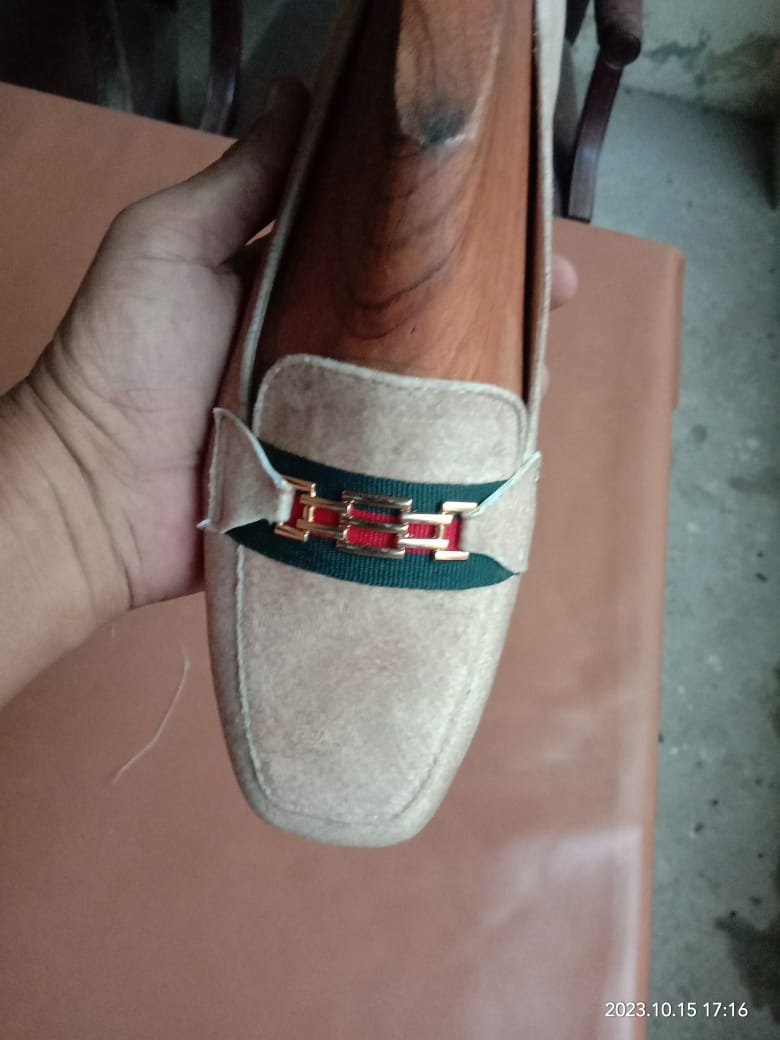 LEATHER GRAIN SHOES/LADIES FANCY SHOES