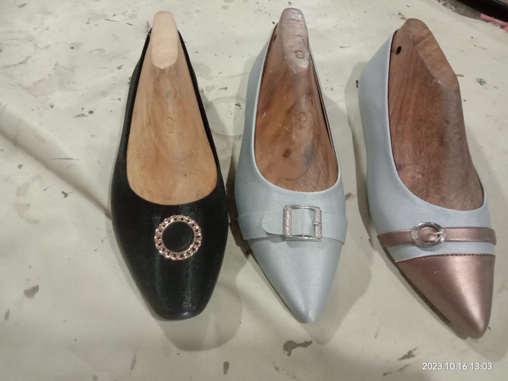 LEATHER GRAIN SHOES/LADIES FANCY SHOES