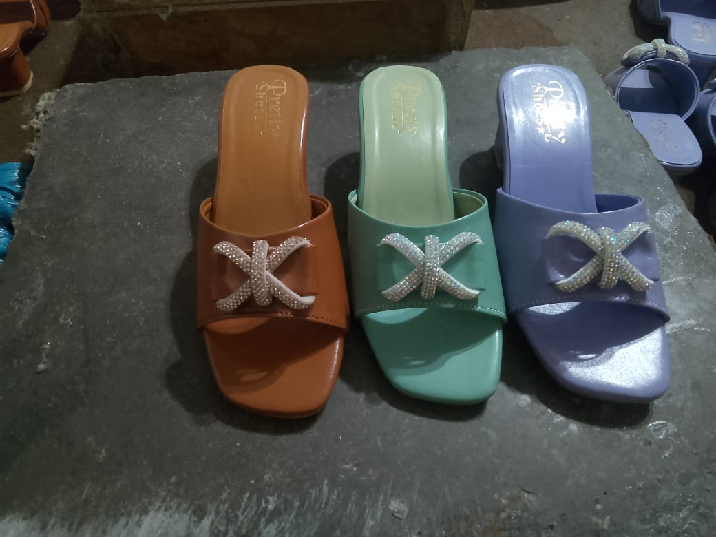 KHAN FOOTWEAR/WOMEN`S/FANCY/SANDAL`S/HEELS