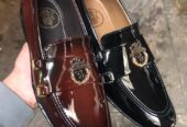 Handmade mens shoes patent leather