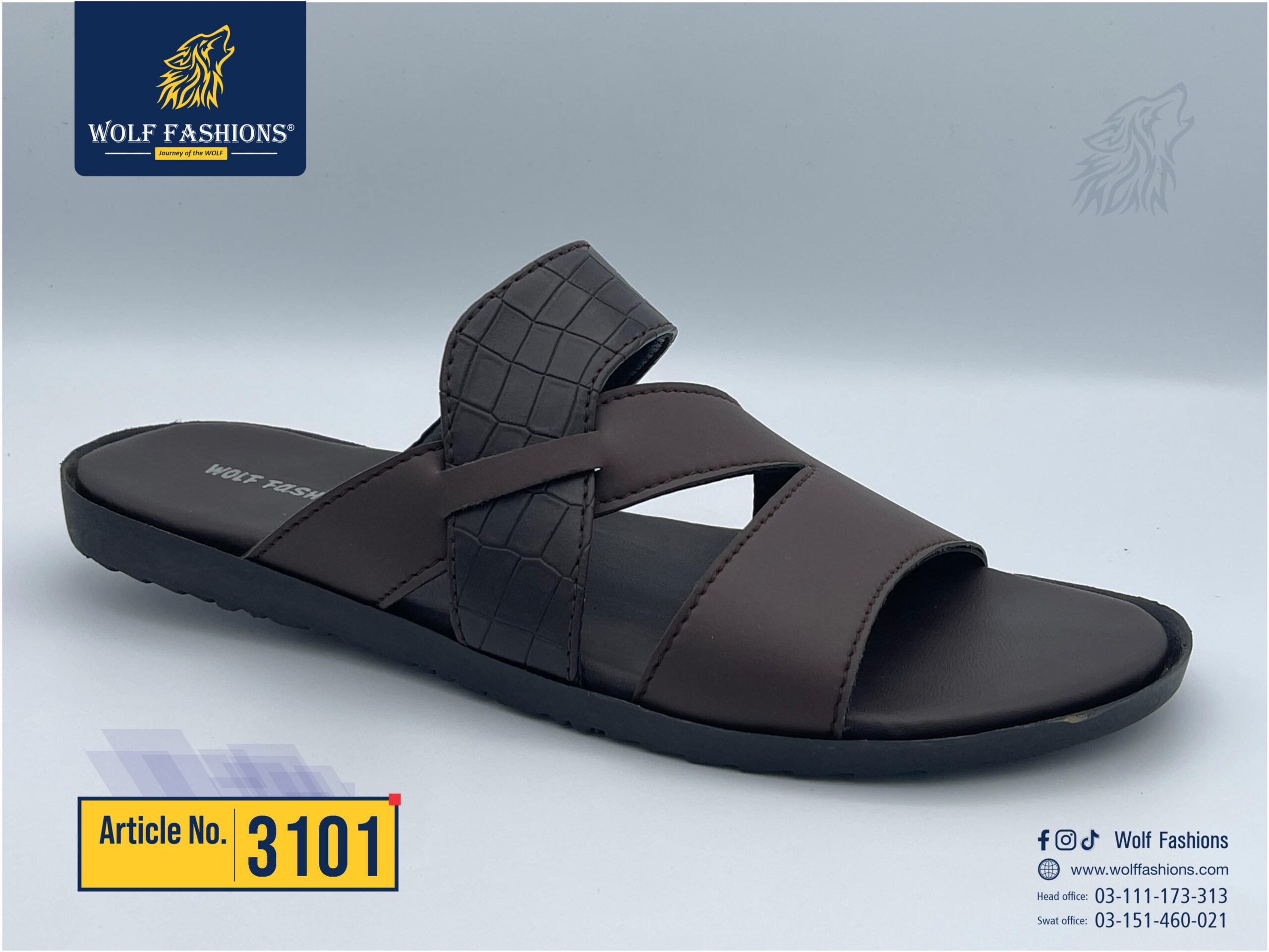 Mens slippers Wolf fashion new stock available foot cover slippers