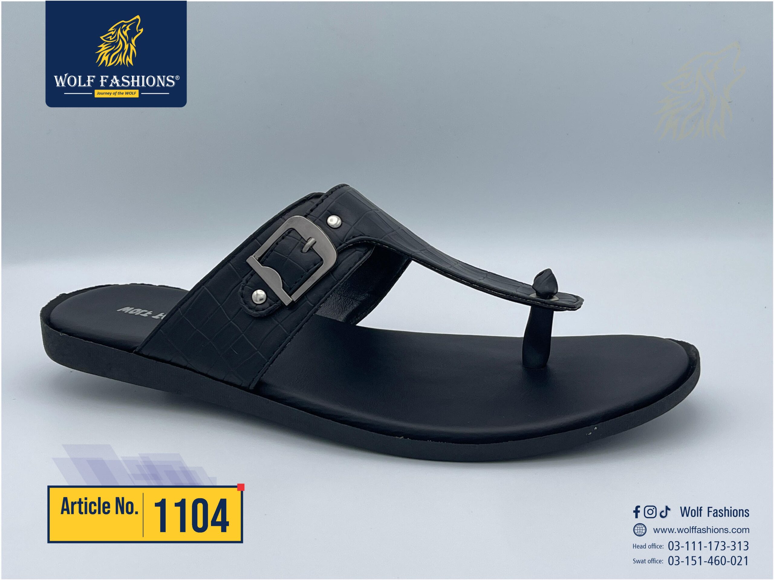 Wolf fashion new stock available for mens slipper