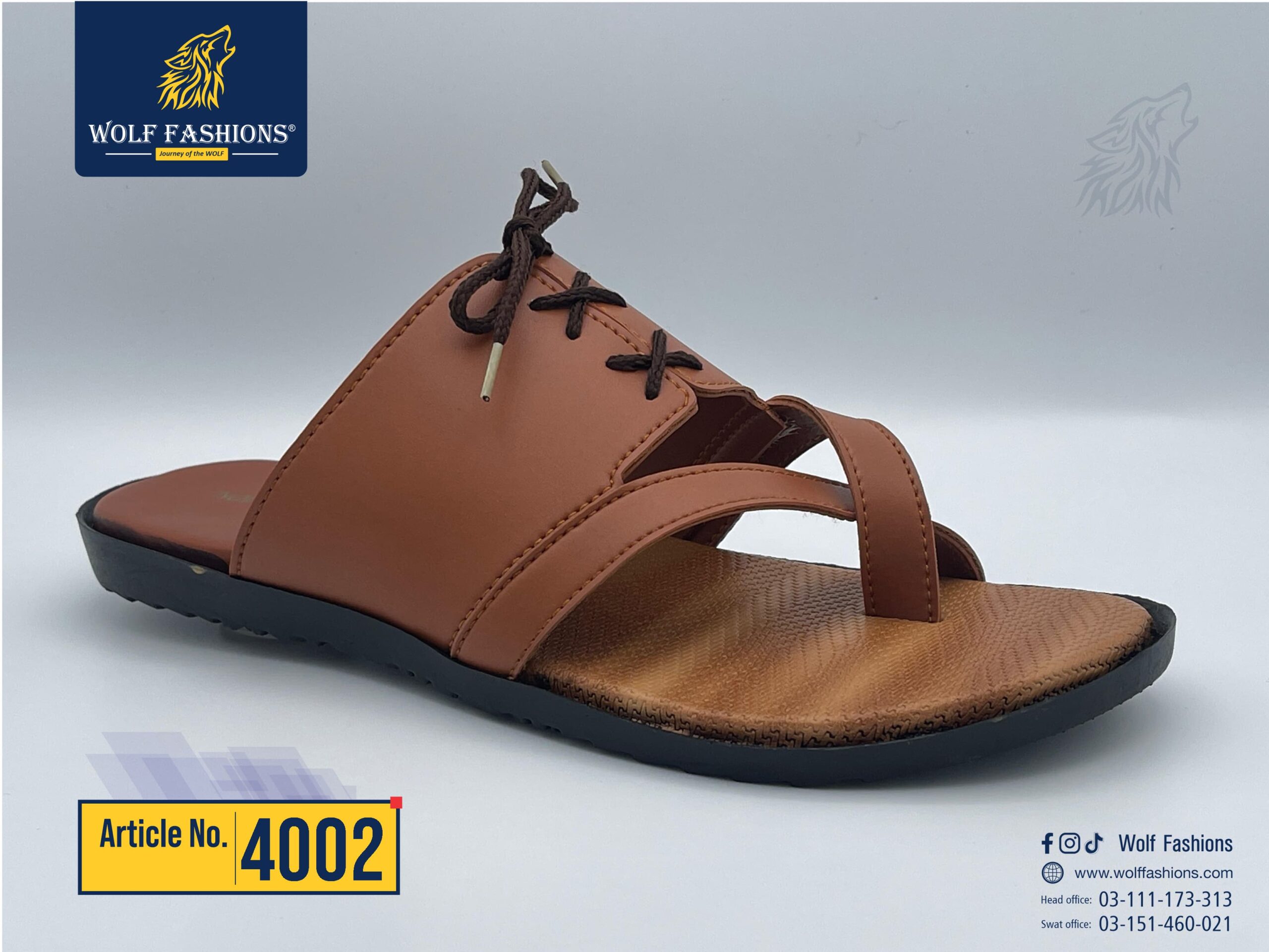 Wolf fashion new stock available for mens slipper