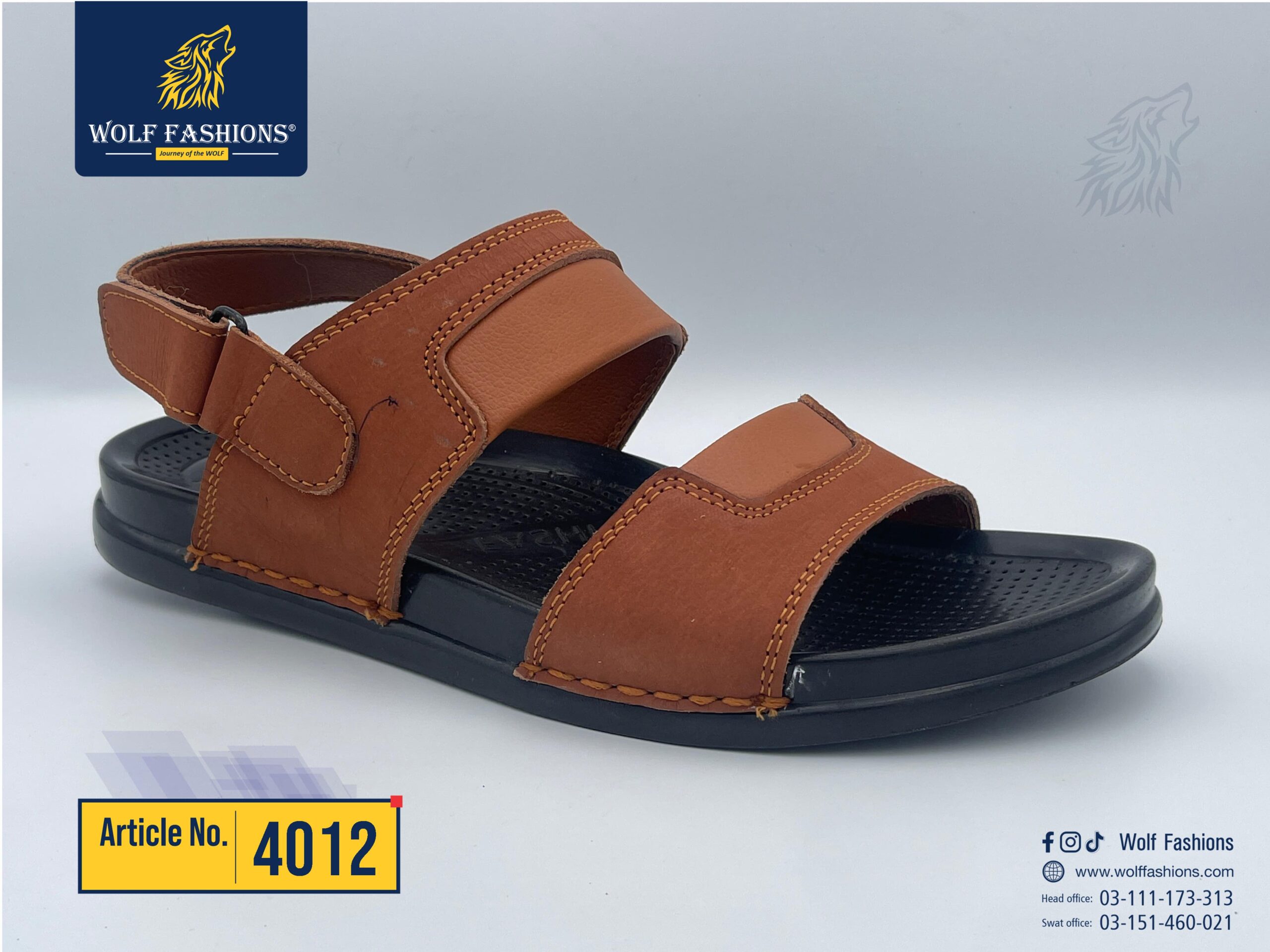 Wolf fashion new arrival available for men’s sandal