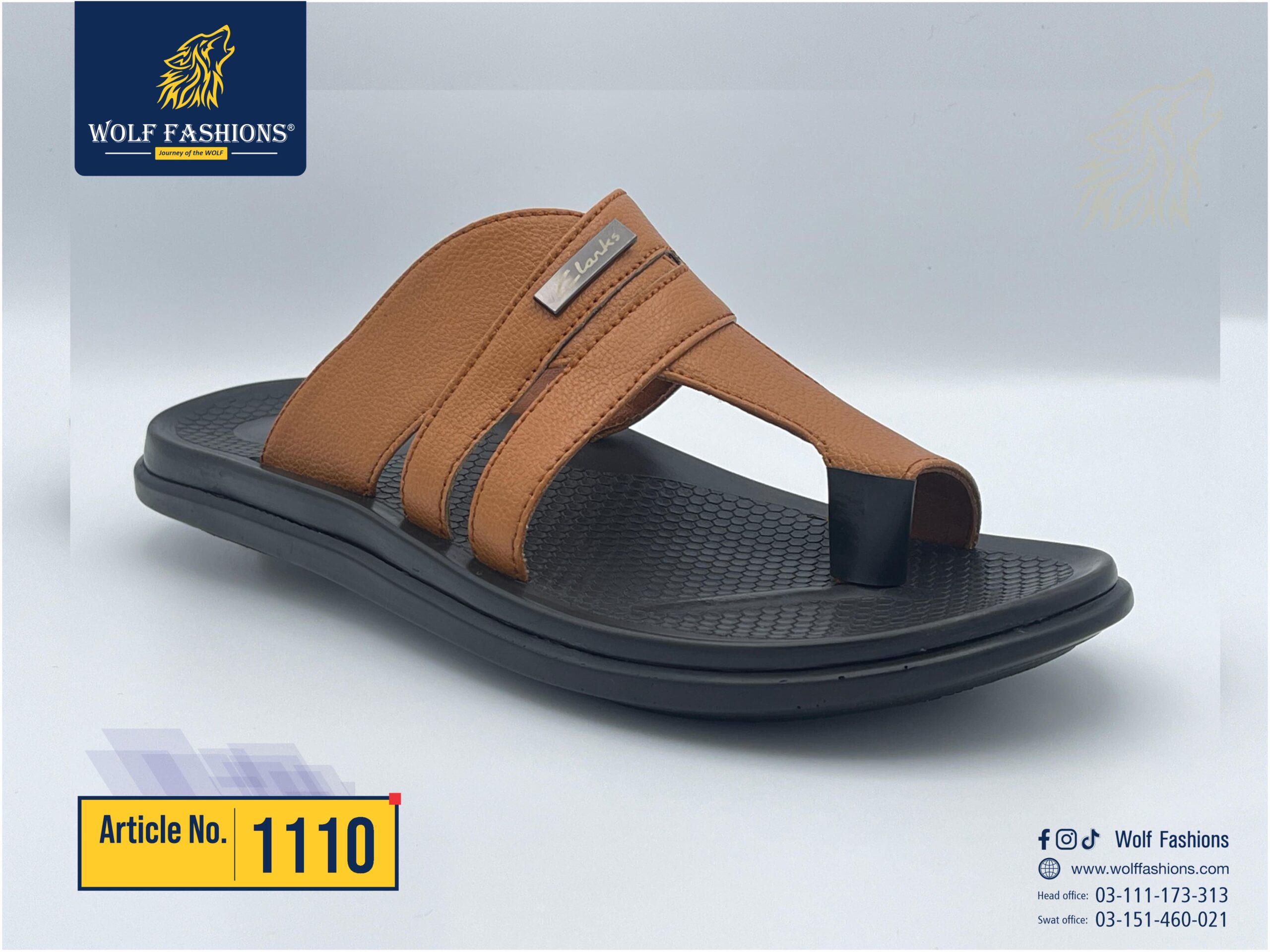 Wolf fashion new arrival available new stock men slippers