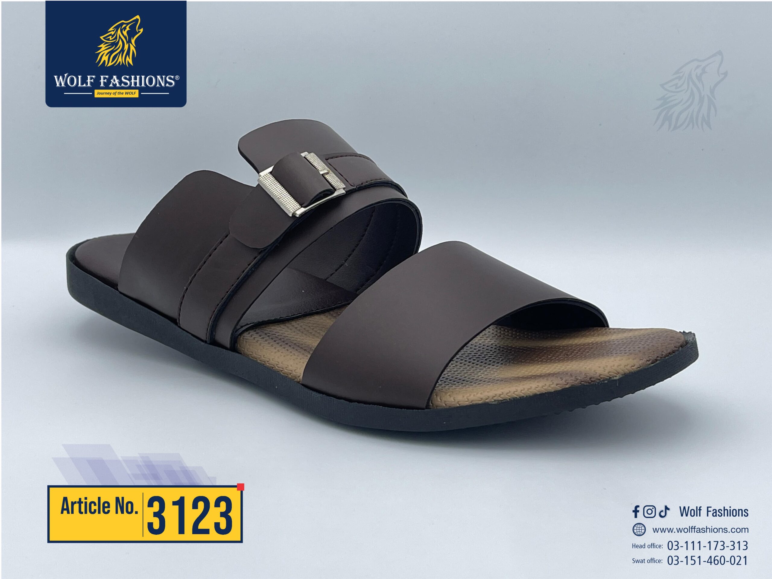 Mens slippers Wolf fashion new stock available foot cover slippers