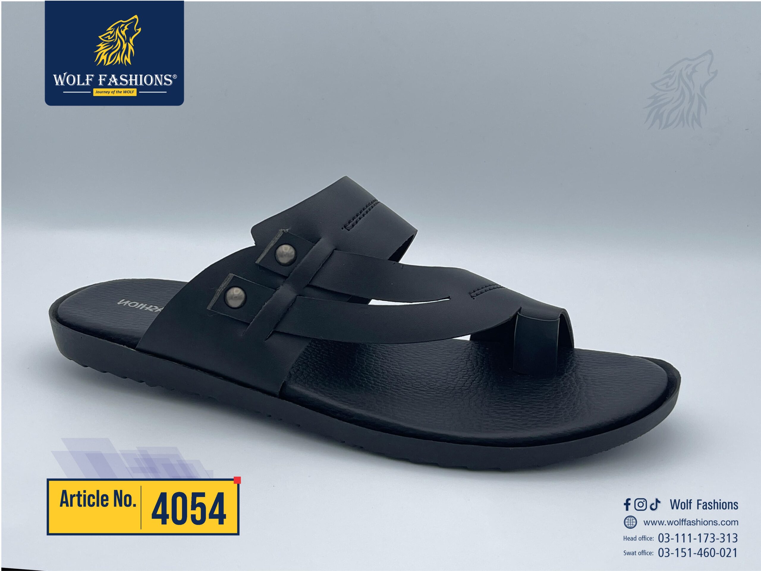 Wolf fashion new arrival available new stock men slippers