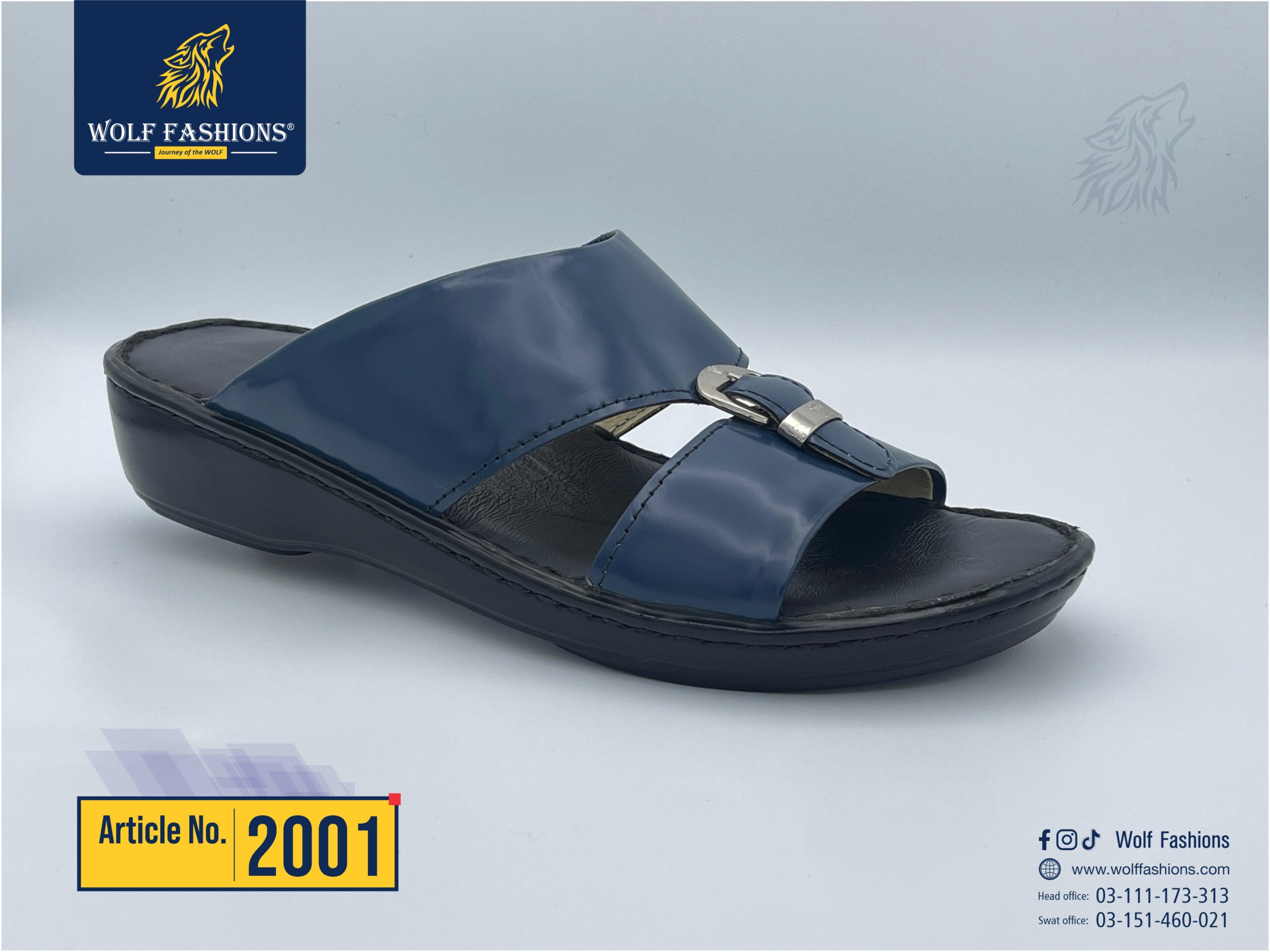 Wolf fashion big soul men s chappal