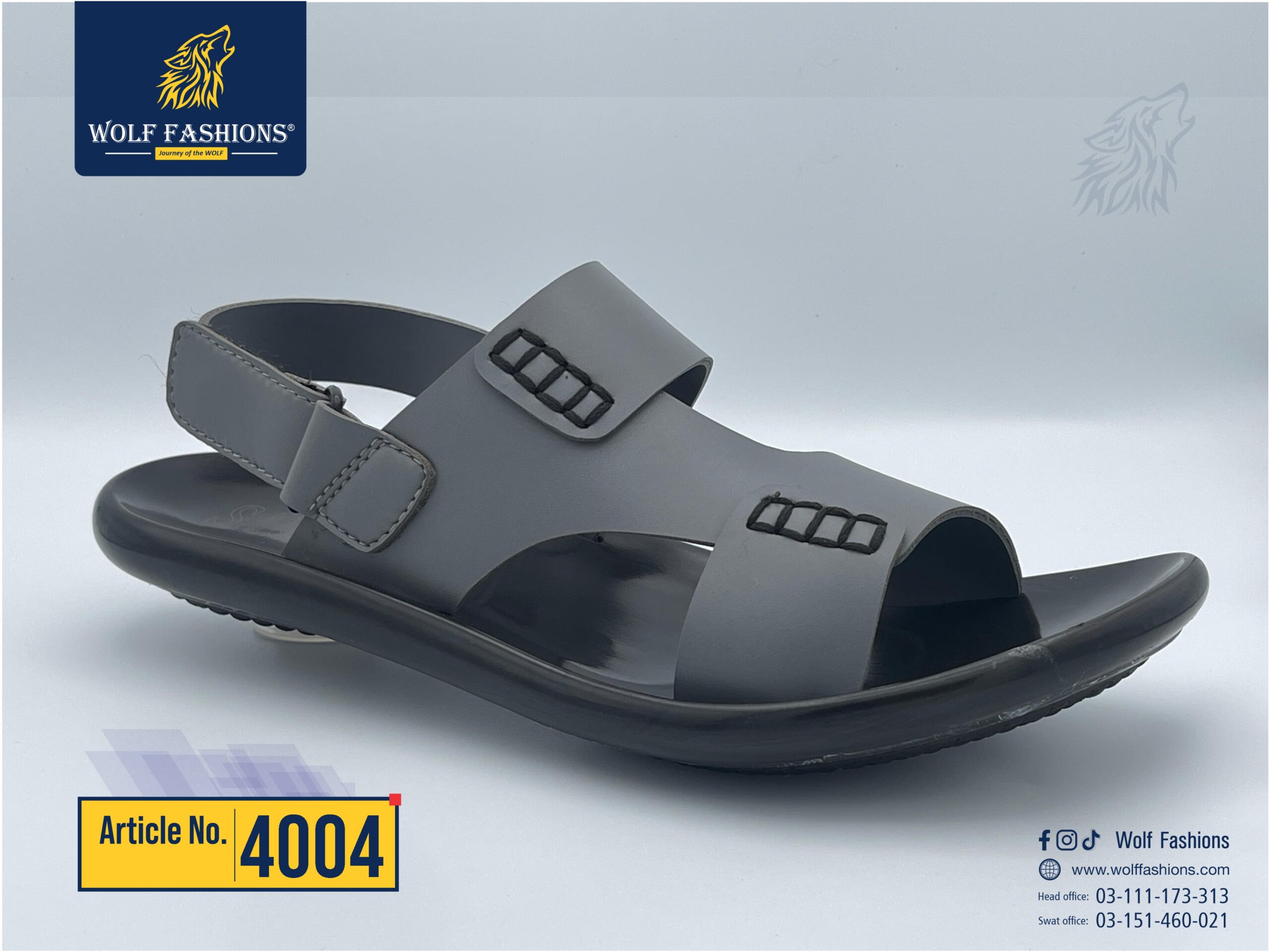 Wolf fashion new arrival available for men’s sandal