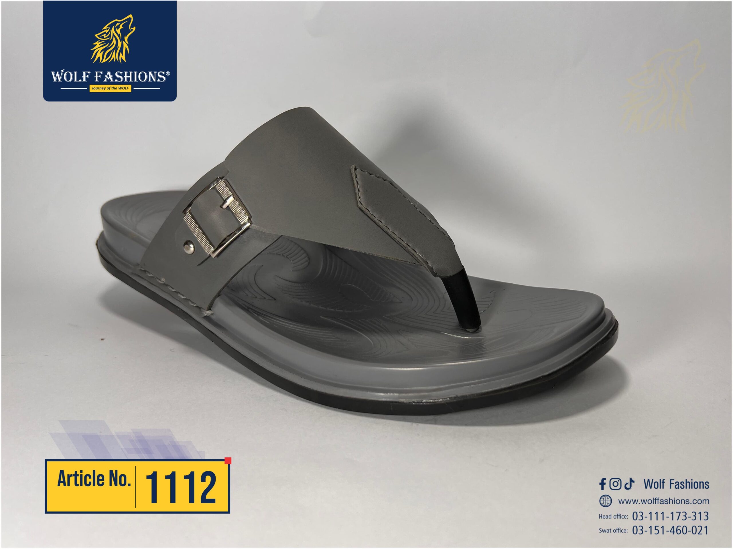 Wolf fashion new arrival available new stock men slippers