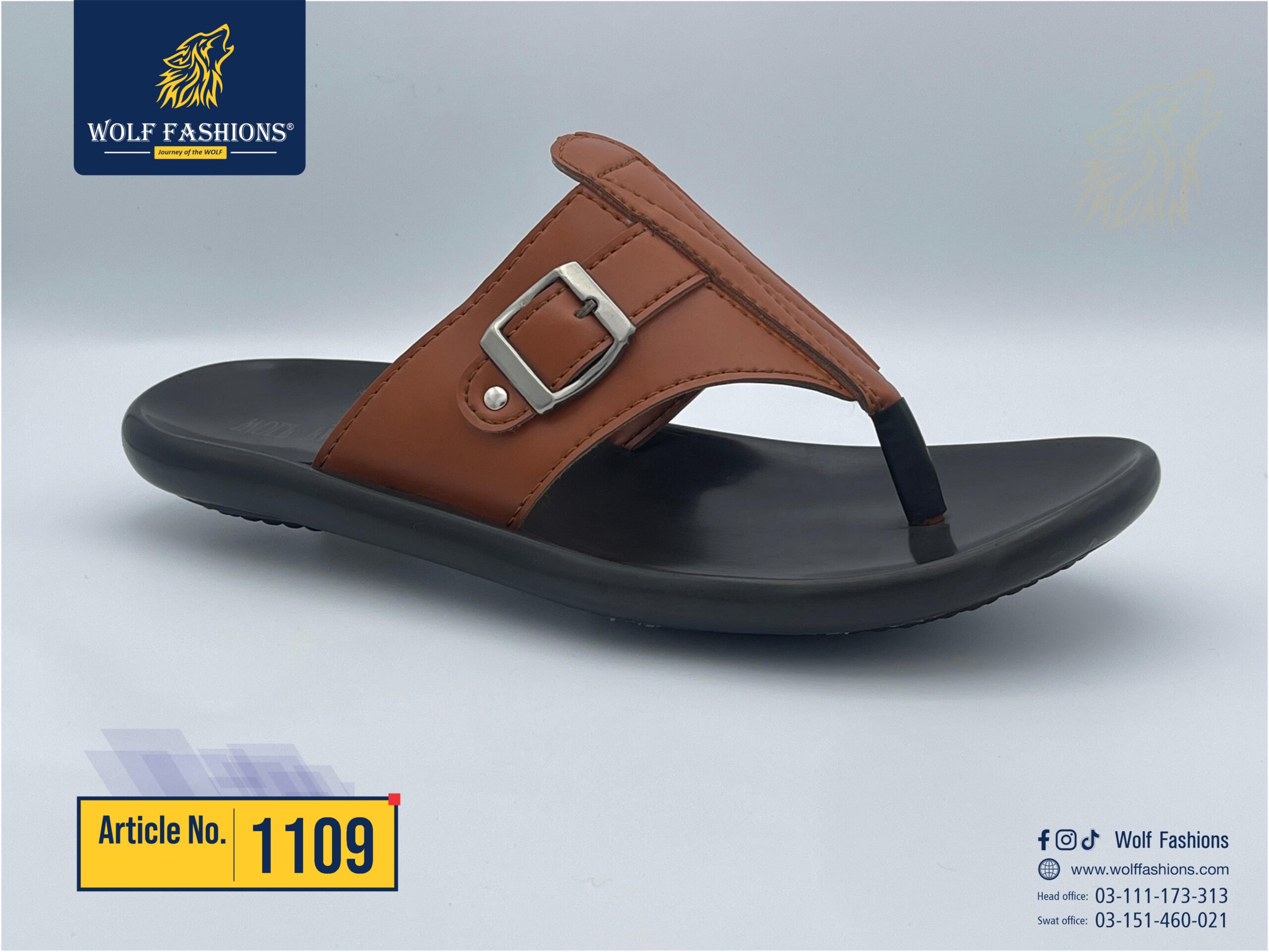 Wolf fashion new arrival available new stock men slippers