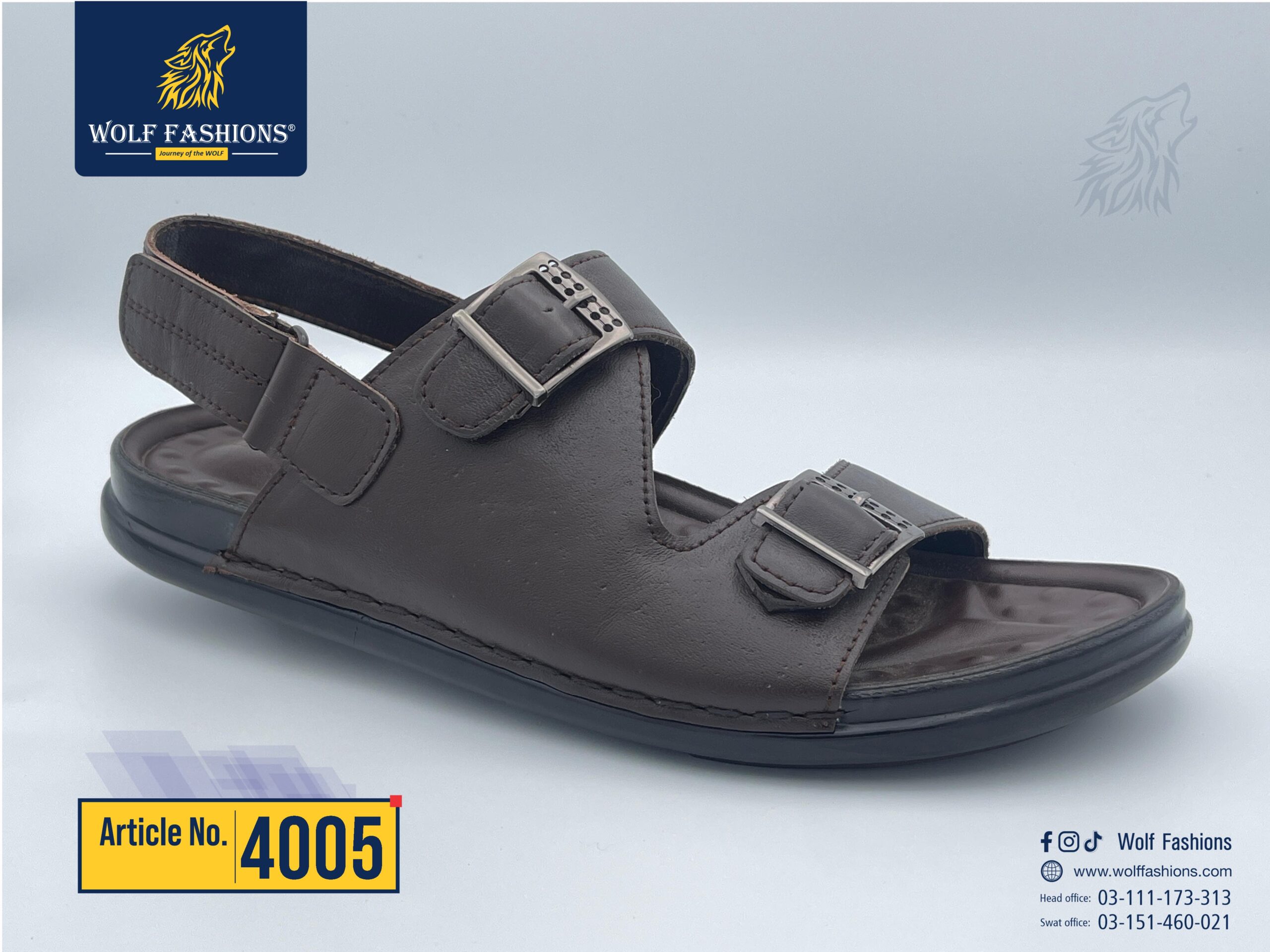 Wolf fashion new arrival available for men’s sandal