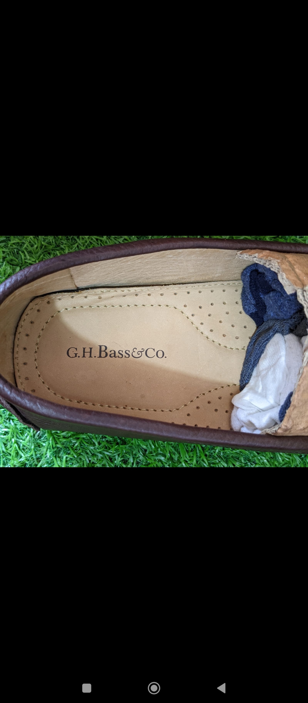 ORIGINAL LOFAR { SWEET LEATHER} G H BASS&CO BRAND mens
