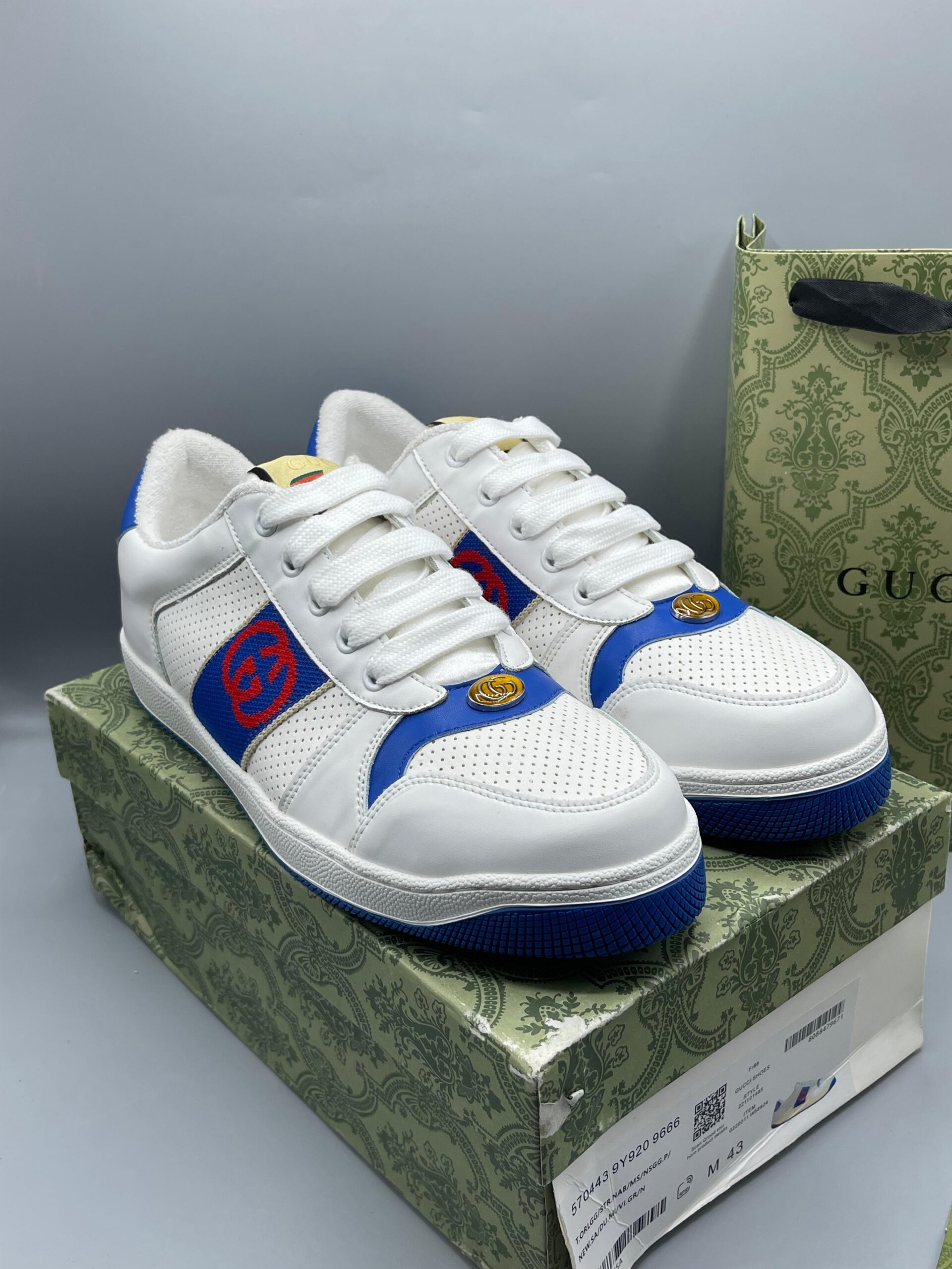 Ali Amazon lots Gucci Screener GG Sneakers