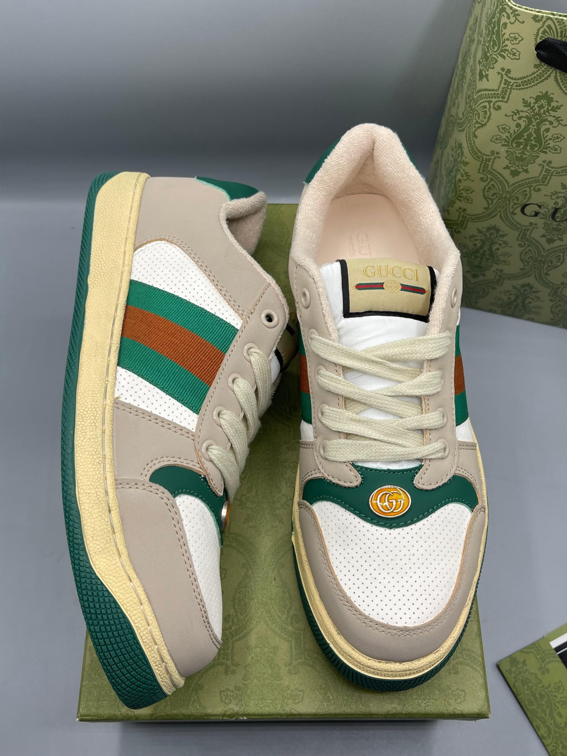 Ali Amazon lots Gucci Screener GG Sneakers