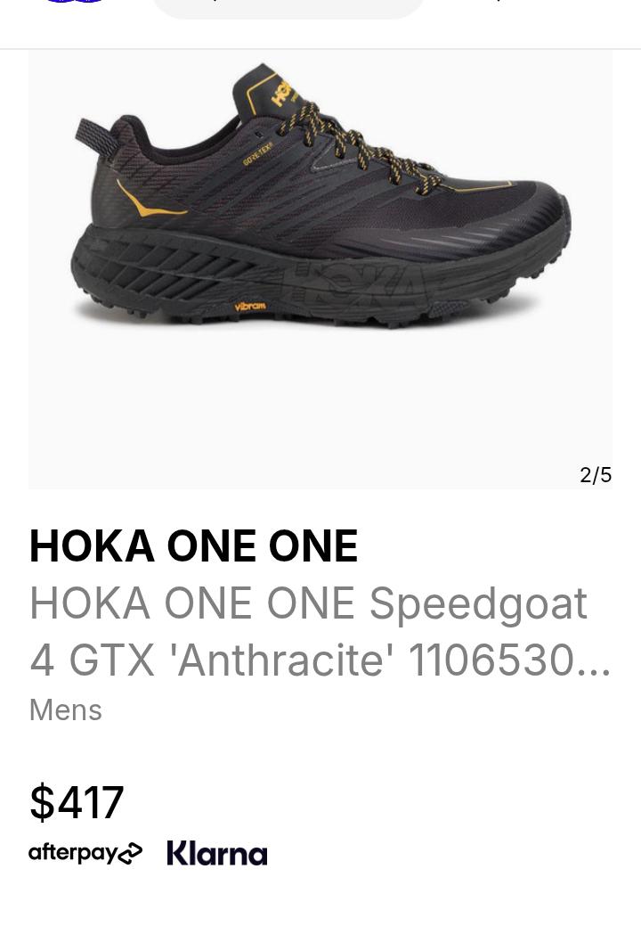 Hoka brand shoes mens sports joggers