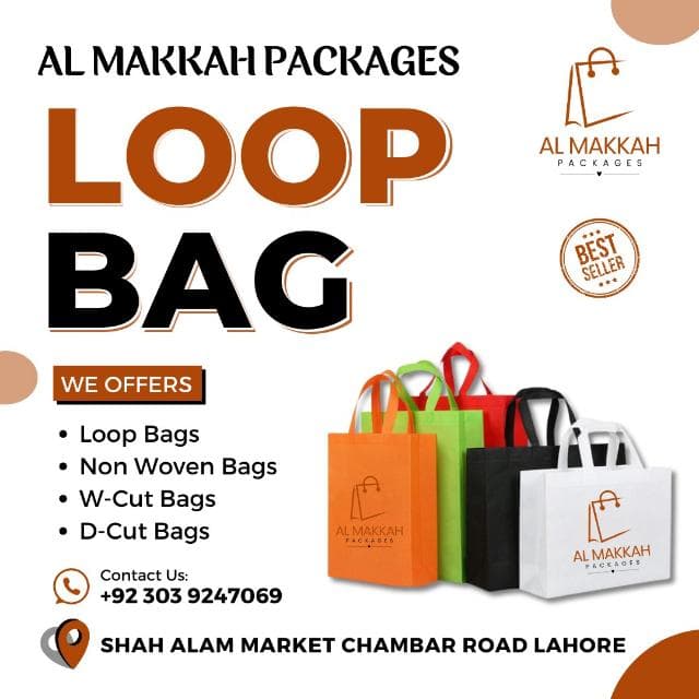 Malik tahir shopping bags
