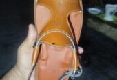 Dukandaran.com Panjedar Chappal Pure leather Handmade Peshawari chappal