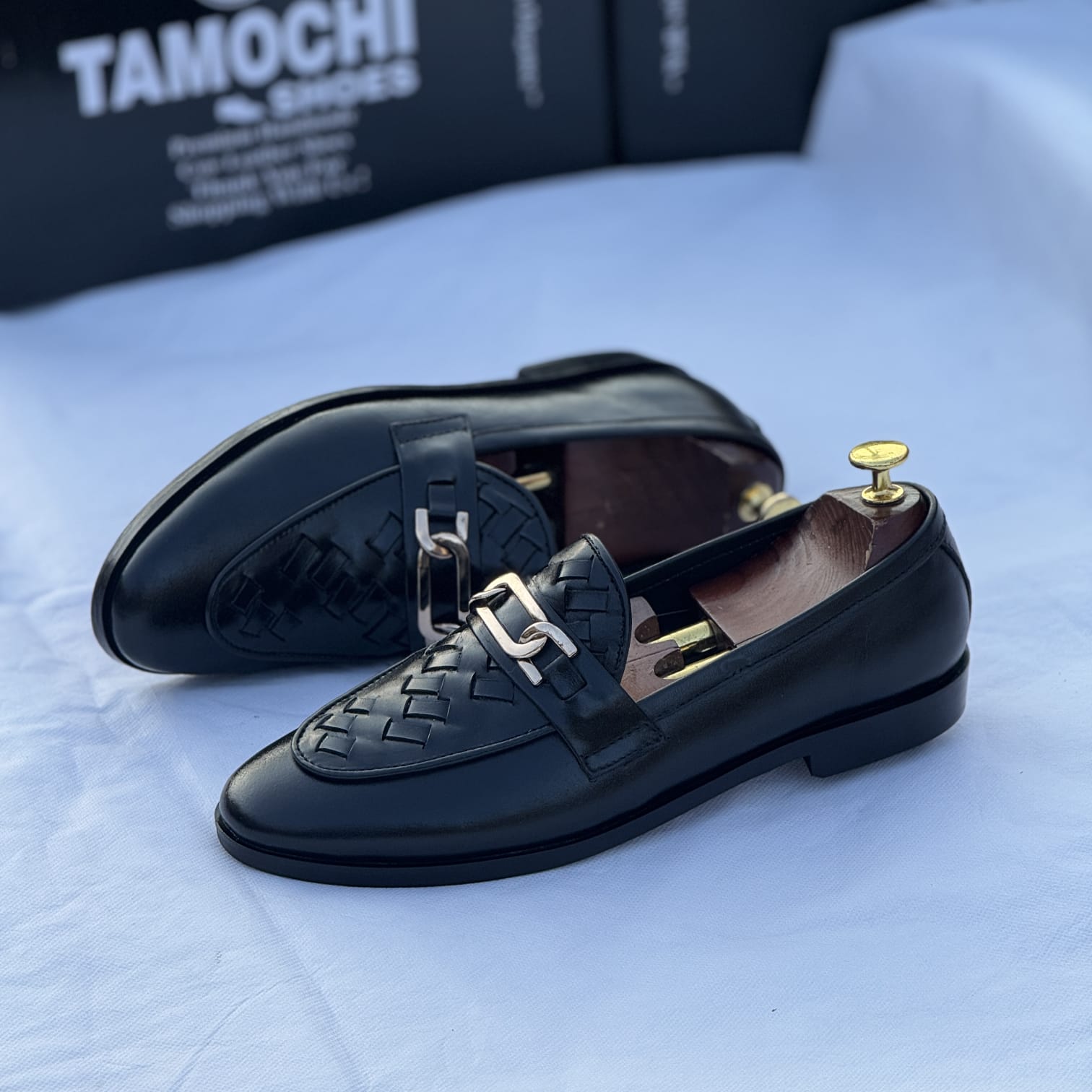 Men’s casual loafers Tamochi shoes upper leather inner leather sole leather