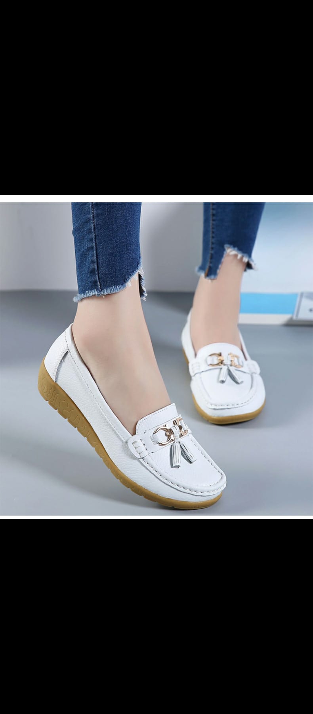 Women’s Leather stuff pu sole and coy