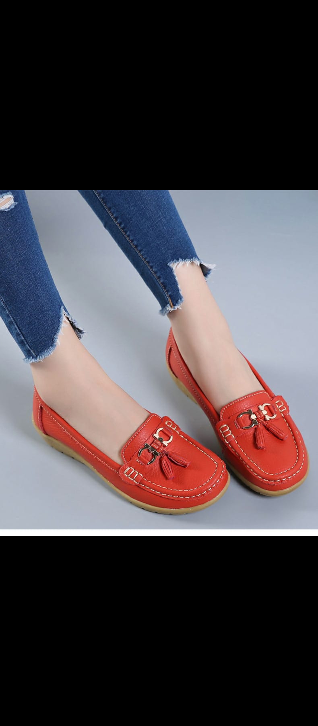 Women’s Leather stuff pu sole and coy