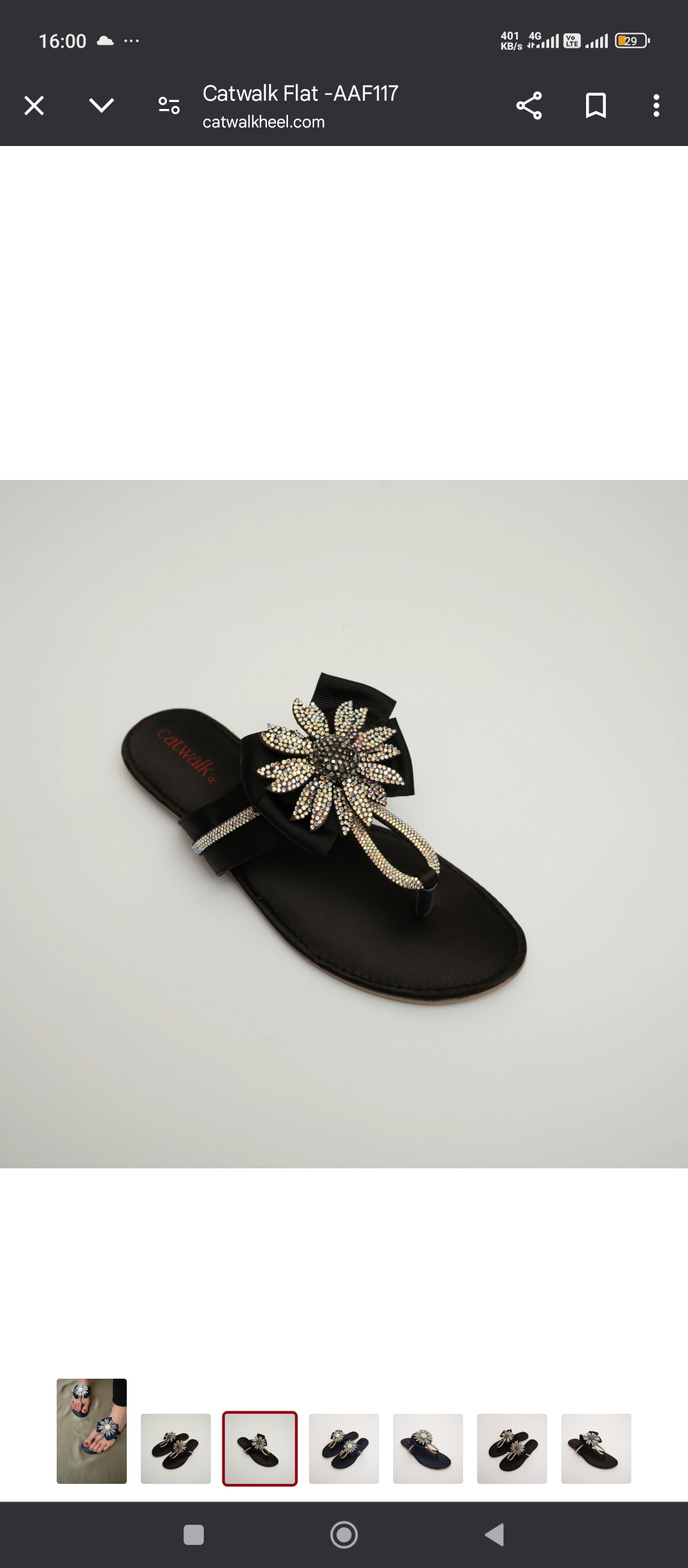 Ladies flat slipper