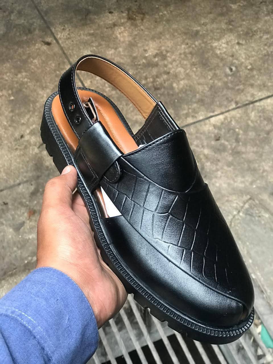 HAND MADE, MEN`S PESHAWARI CHAPPAL