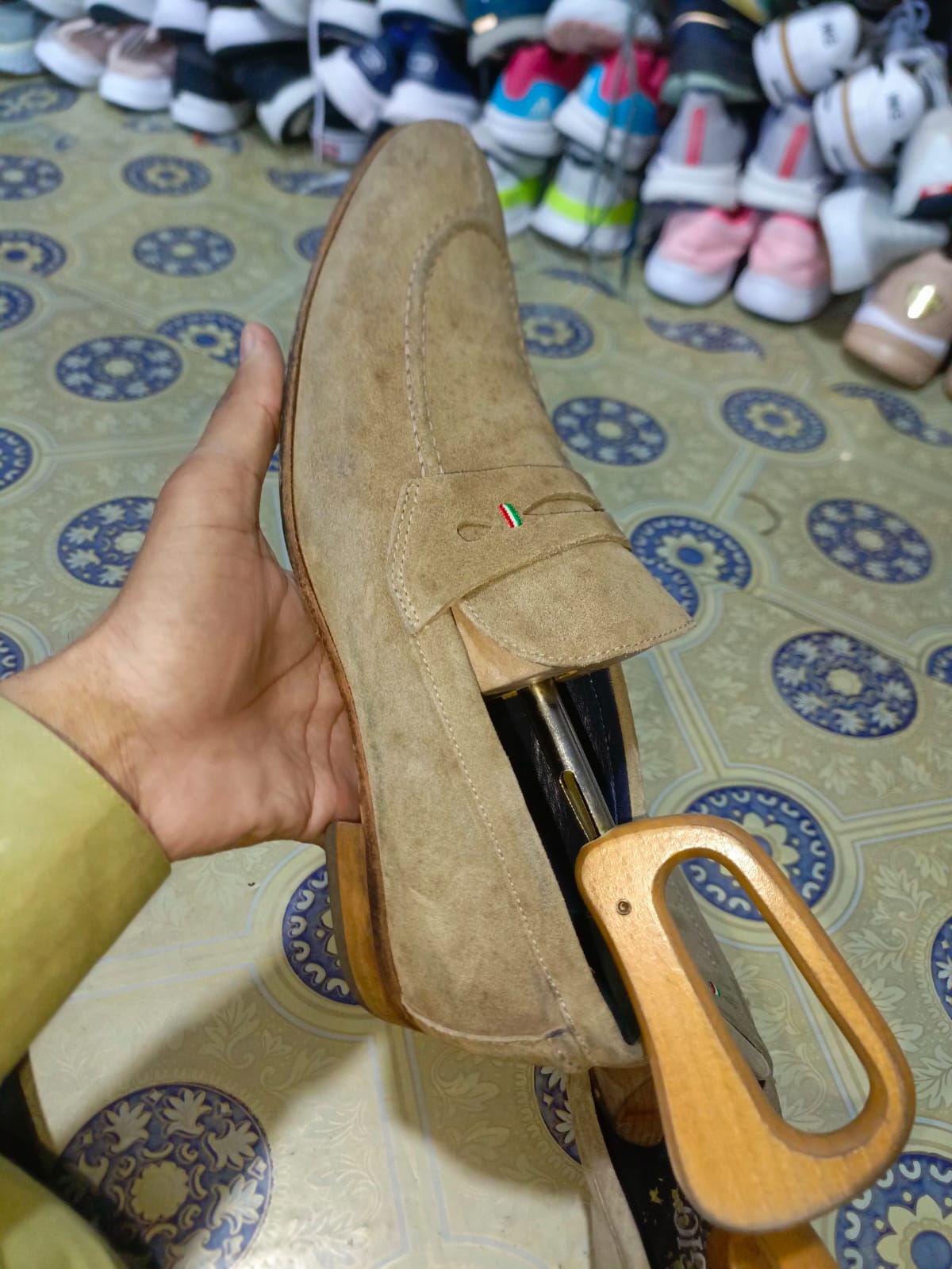 imported shoes, loafers