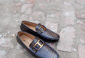 Brown leather loafers Moccasin Shoes For Men