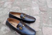 Brown leather loafers Moccasin Shoes For Men