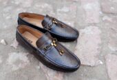 Brown Leather loafers Moccasin Shoes For Men