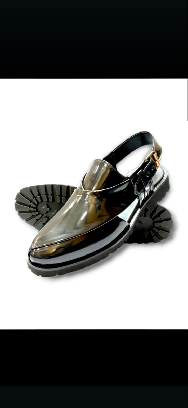 FAMOUS FOOTWEAR, Black Casual Peshawari