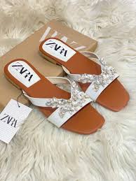 Z Crystal Flats (white) women’s flats